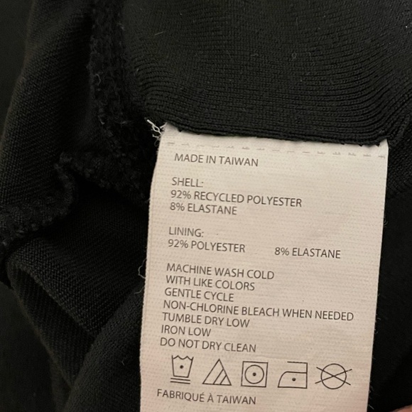 Prana Black Funnel Neck Drawstring Pullover Size Small - Picture 4 of 5